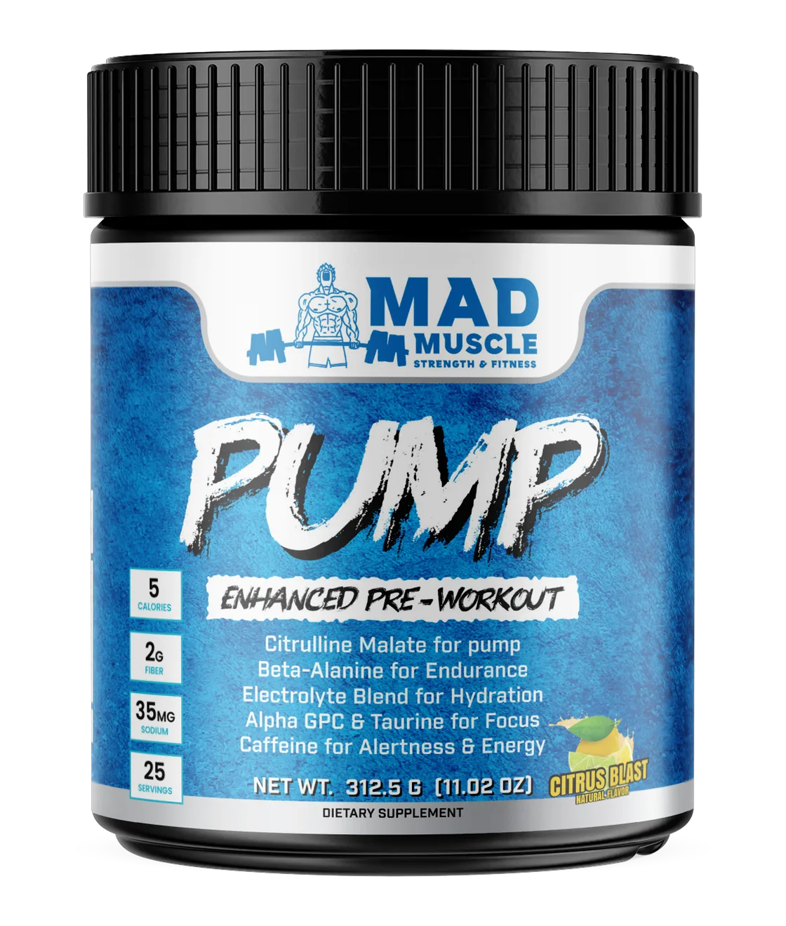 Pump Pre-Workout- Citrus Blast
