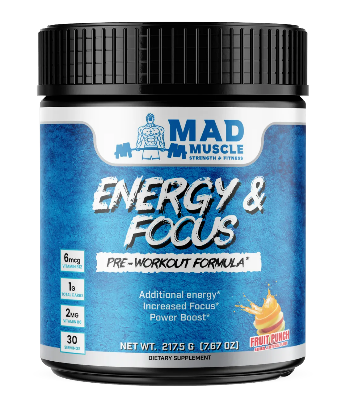 Pre-Workout Energy and Focus- Fruit Punch
